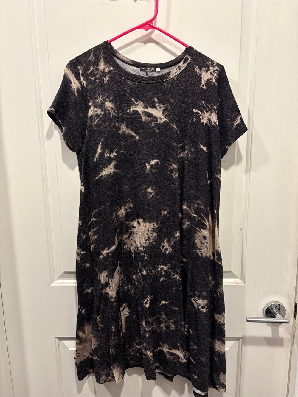 EARTHBOUND Tie-Dye T Shirt Dress